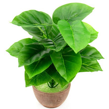 Load image into Gallery viewer, 1 Bouquet/18 leaves Artificial Silk Palm Monstera Leaves Plant for Hawaii Luau Party Decorations Beach Wedding Table Decoration
