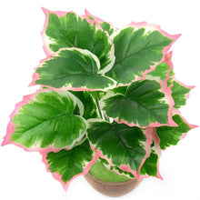 Load image into Gallery viewer, 1 Bouquet/18 leaves Artificial Silk Palm Monstera Leaves Plant for Hawaii Luau Party Decorations Beach Wedding Table Decoration