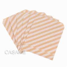 Load image into Gallery viewer, 50pcs/ Lot treat candy bag high quality Party Favor Paper Bags Chevron Polka Dot Stripe Printed Paper craft Bags Bakery Bags