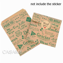 Load image into Gallery viewer, 50pcs/ Lot treat candy bag high quality Party Favor Paper Bags Chevron Polka Dot Stripe Printed Paper craft Bags Bakery Bags